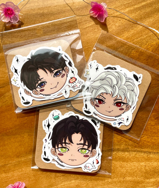 L&D Boys | Clear Vinyl Sticker Pack