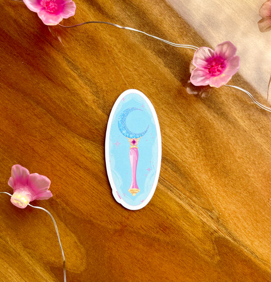 Sailor Moon Wand | Vinyl Sticker