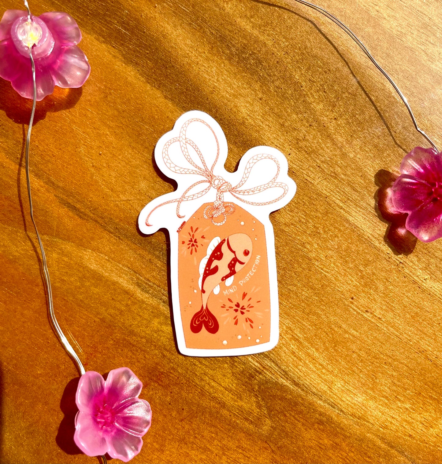 Mind Protection Omamori | Clear Vinyl Sticker